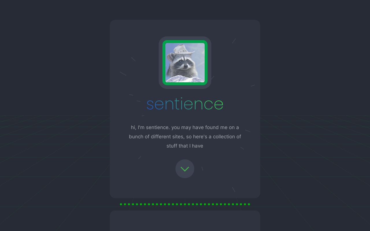 Carrd profile picture for @sentence